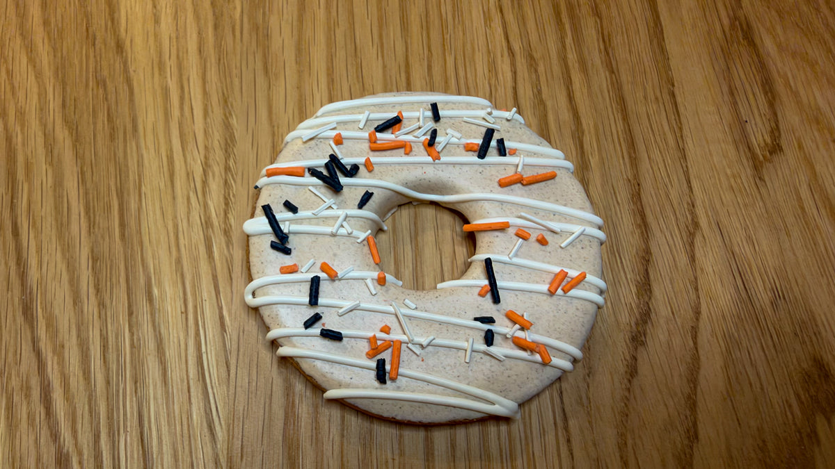 Halloween Donut Dog Cookies