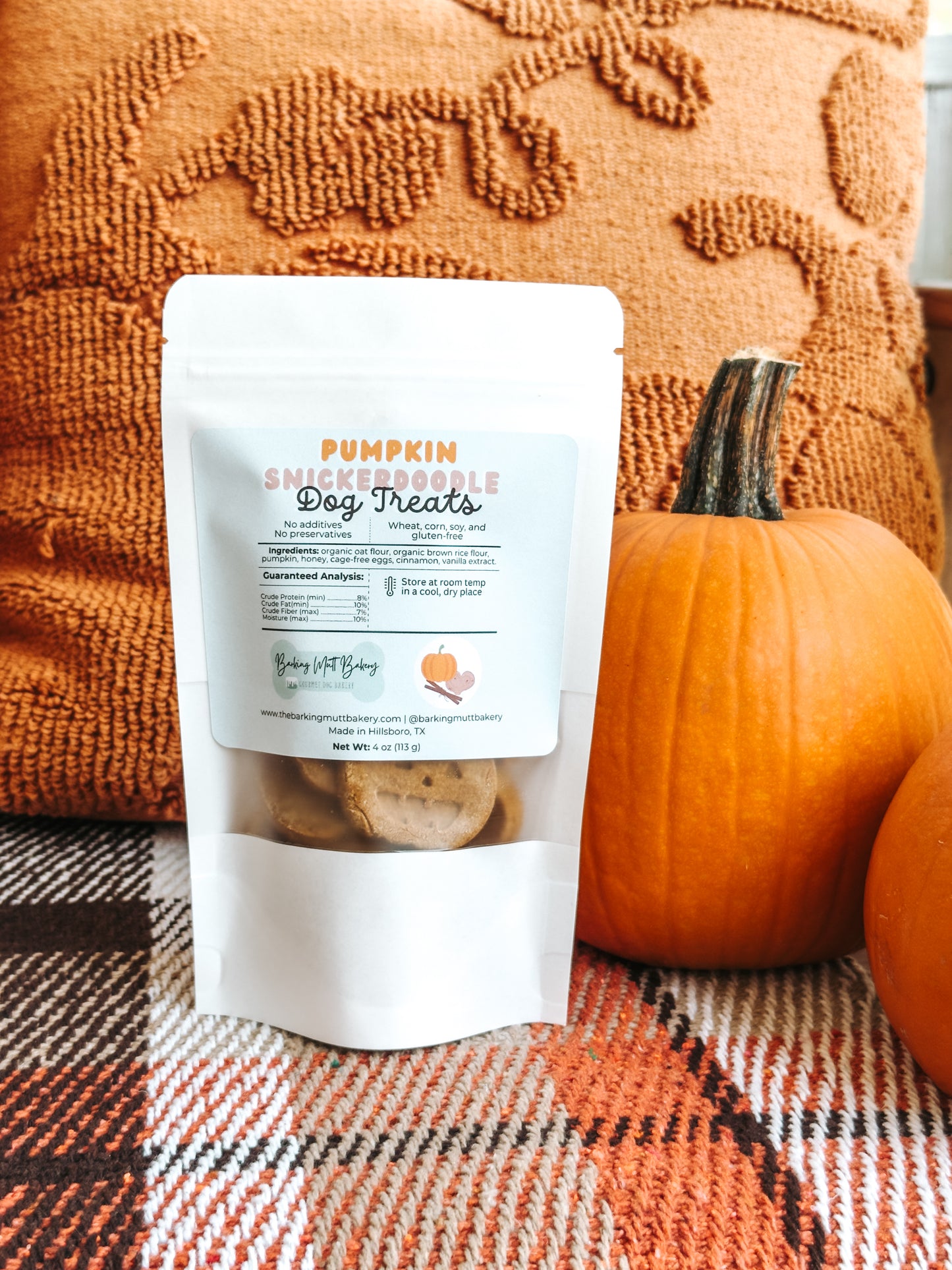 Pumpkin Snickerdoodle Dog Treats