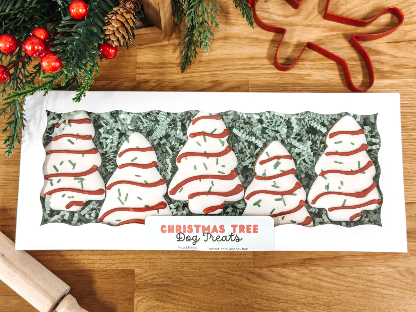 Christmas Tree Cookie Cake Set