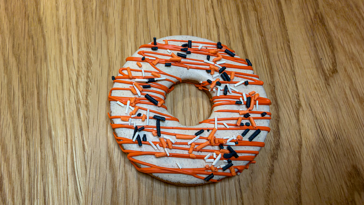 Halloween Donut Dog Cookies