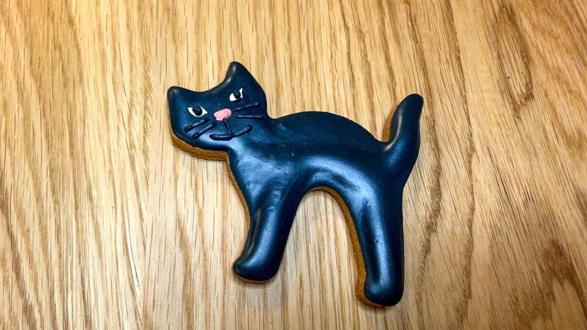 Black Cat Dog Cookie