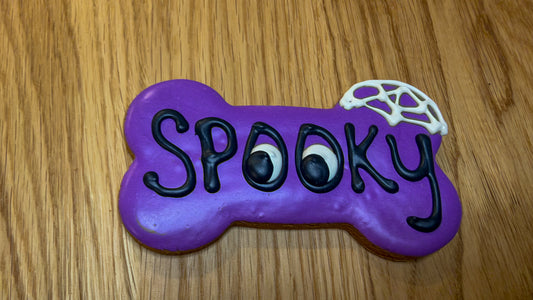 Spooky Bones Dog Cookies