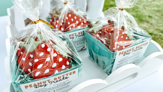 Berry Basket Dog Cookies