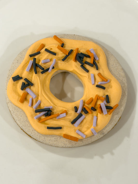 Sprinkle Donut Dog Cookies