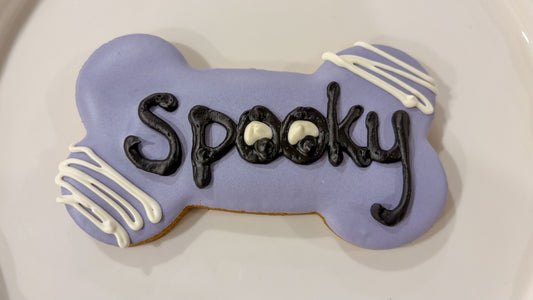 Spooky Bones Dog Cookies