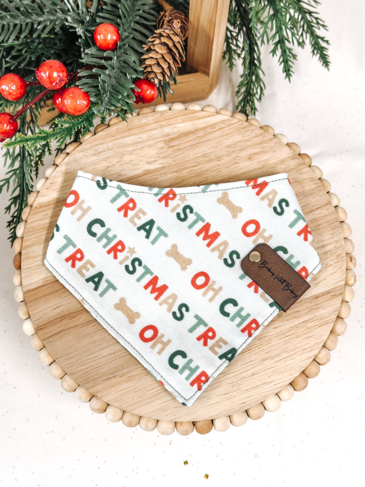 Oh Christmas Treat/ Bark Humbug Bandana