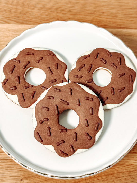 Carob Donut Dog Cookies