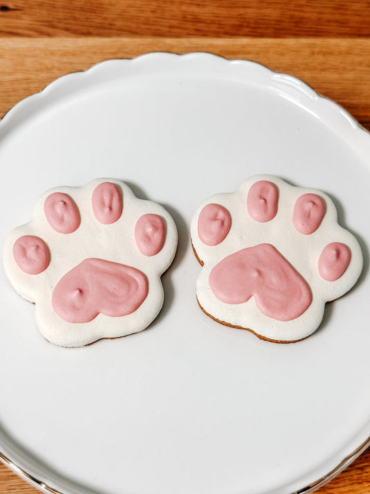 Bunny Paw Dog Cookies