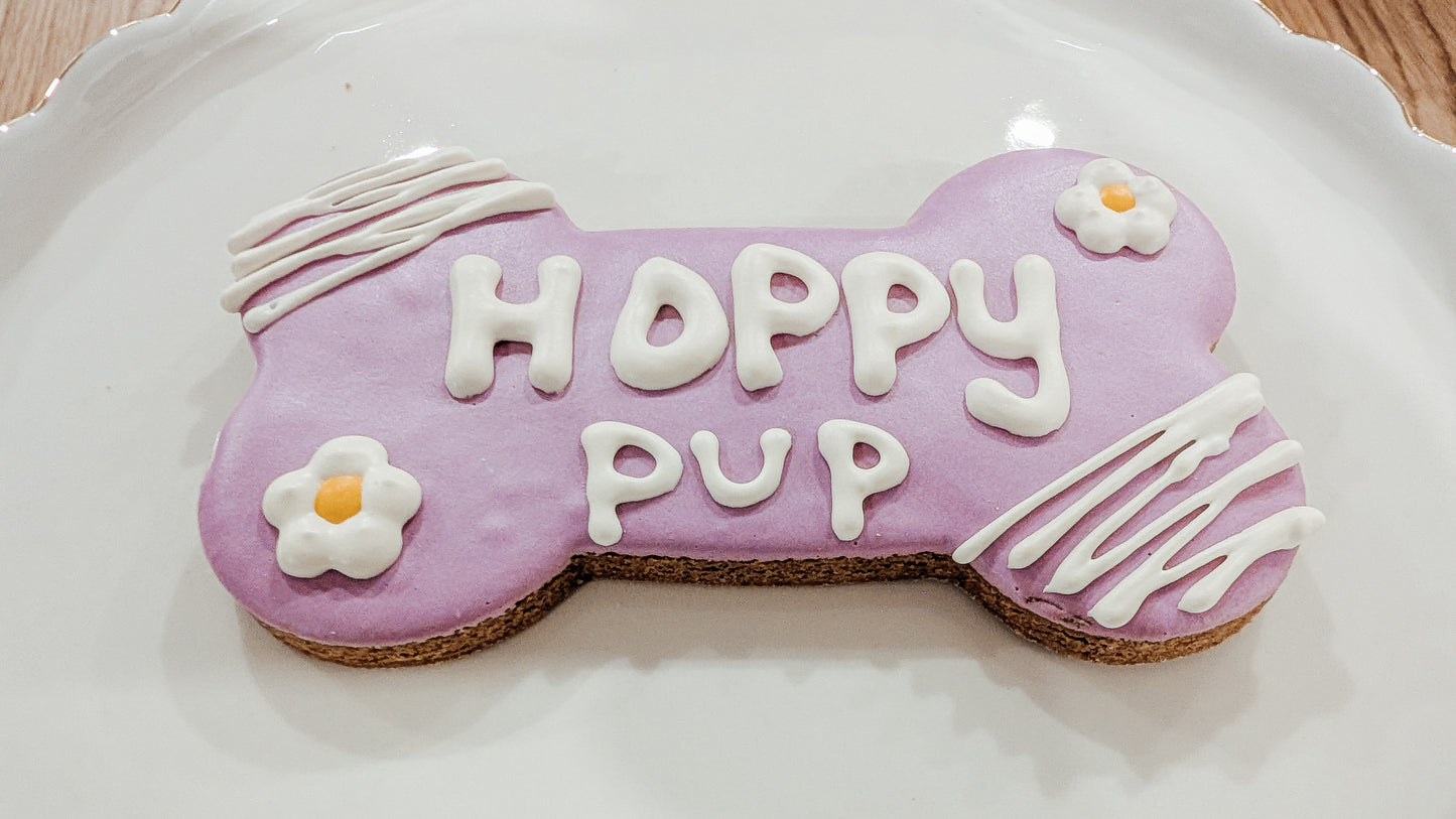 Hoppy Pup Bone Dog Cookies