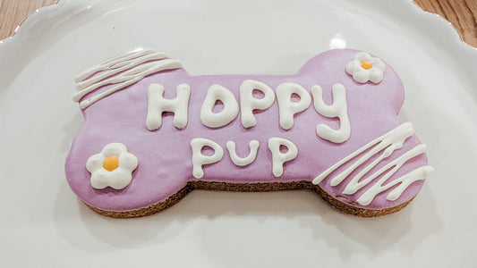 Hoppy Pup Bone Dog Cookies